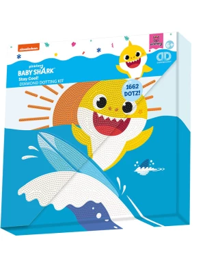 DIAMOND DOTZ Pudełko "Baby Shark Stay Cool Dreams Diamond Dotz®" - 8+ rozmiar: onesize