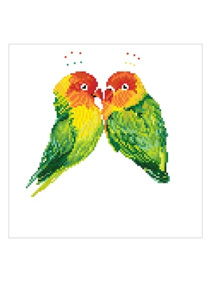DIAMOND DOTZ Zestaw kreatywny "Love Birds - Diamond Dotz®" - 14+ rozmiar: onesize