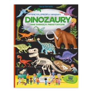 Dinozaury i inne zwierzęta prehistoryczne. Mini encyklopedia z naklejkami Md creative