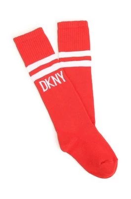 Dkny skarpetki dziecięce kolor czerwony DKNY