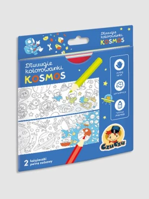 "Dłuuugie kolorowanki. Kosmos" książka z zadaniami BRIGHT JUNIOR MEDIA