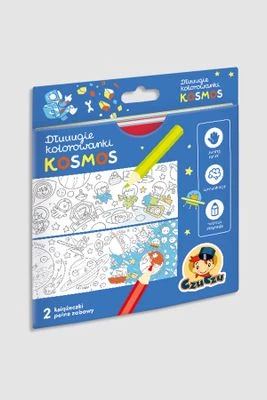 "Dłuuugie kolorowanki. Kosmos" książka z zadaniami BRIGHT JUNIOR MEDIA