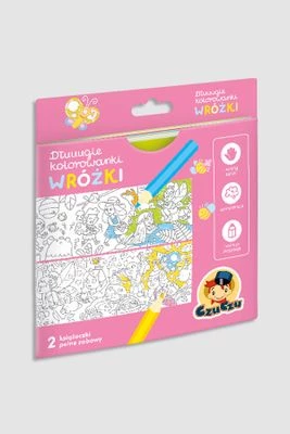 "Dłuuugie kolorowanki. Wróżki" książka z zadaniami BRIGHT JUNIOR MEDIA