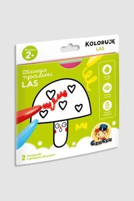 "Dłuuugie rysowanki. Koloruję: Las" książka z zadaniami BRIGHT JUNIOR MEDIA