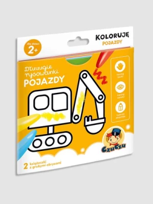"Dłuuugie rysowanki. Koloruję: Pojazdy" książka z zadaniami BRIGHT JUNIOR MEDIA
