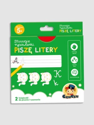 "Dłuuugie rysowanki. Piszę litery" książka z zadaniami BRIGHT JUNIOR MEDIA