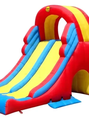 Dmuchany zamek COMBO SLIDE trampolina HappyHop podwójna zjeżdżalnia+dmuchaw