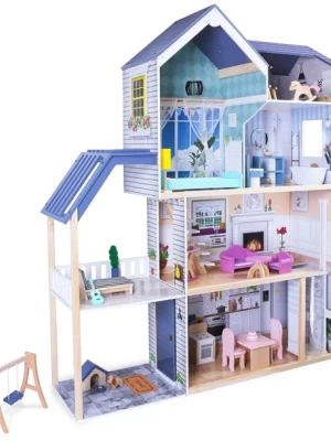 Domek dla lalek xxl Rezydencja Maya 28 el. Ecotoys