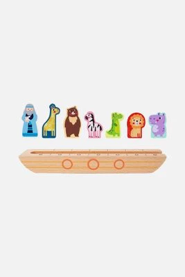 Drewniana Arka Noego + Książeczka z Zagadkami TOOKY TOY