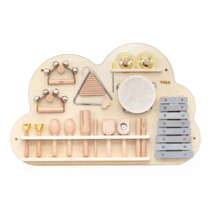 Drewniana tablica muzyczna - zestaw 12 instrumentów, Viga