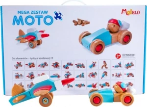 Drewniane Malblo Eco Mega Zestaw MOTO MAL 7741 MalBlo