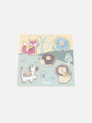 Drewniane Puzzle Zwierzęta z Pinezkami VIGA TOYS