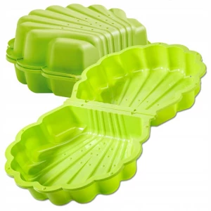 ﻿Duża Piaskownica Basen 2w1 Plastikowa Zamykana MUSZLA XXL muszelka Paradiso