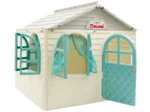 ﻿DUŻY Domek XL DLA DZIECI Ogrodowy Stabilny 138x133x120 cm