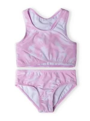 Dwuczęściowy kostium kąpielowy dla dziewczynki- różowy Minoti
