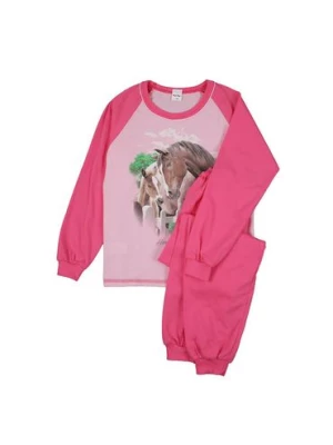 Dziewczęca piżama różowa konie TUP TUP