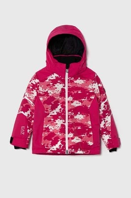 EA7 Emporio Armani kurtka kolor różowy