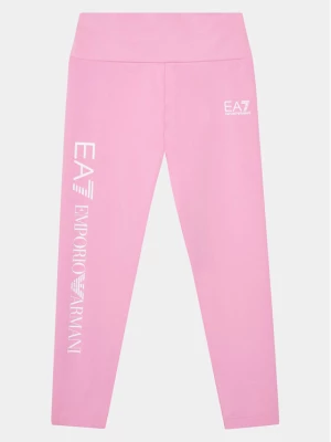 EA7 Emporio Armani Legginsy 8NFP01 FJ01Z 1432 Różowy Slim Fit