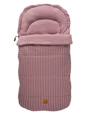 easygrow Śpiworek "Grandma Old" w kolorze jasnoróżowym - dł. 110 cm rozmiar: onesize