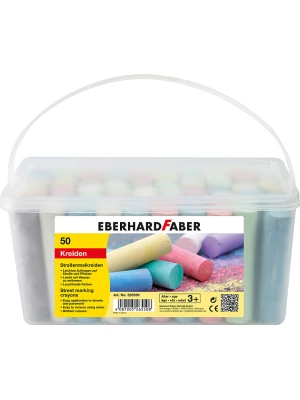 Eberhard Faber Kolorowa kreda (50 szt.) do malowania po ulicy rozmiar: onesize