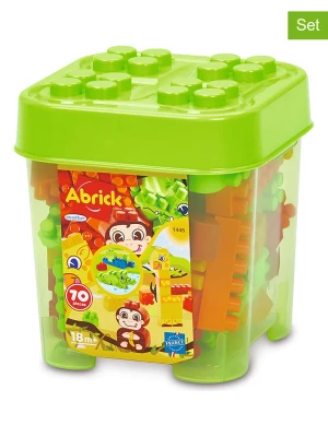 écoiffier 70-częściowy zestaw klocków "Safari Box" - 18 m+ rozmiar: onesize