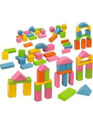 Eichhorn Drewniane klocki (75 szt.) - 12 m+ rozmiar: onesize