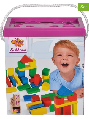 Eichhorn Zestaw drewnianych klocków - 12 m+ rozmiar: onesize