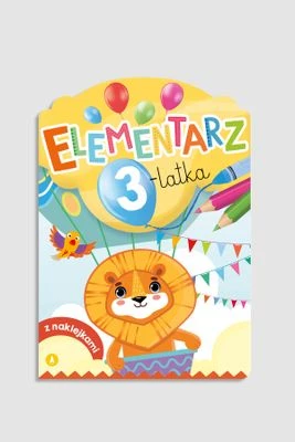 "Elementarz 3-latka" książka z zadaniami i naklejkami SKRZAT