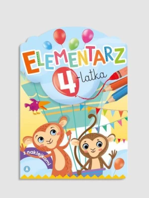 "Elementarz 4-latka" książka z zadaniami i naklejkami SKRZAT