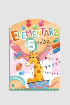 "Elementarz 5-latka" książka z zadaniami i naklejkami SKRZAT