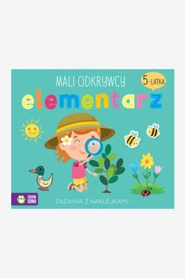 "Elementarz 5-latka. Mali odkrywcy" książka z zadaniami ZIELONA SOWA