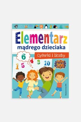 "Elementarz mądrego dzieciaka. Cyferki i liczby" książka z zadaniami WYDAWNICTWO IBIS