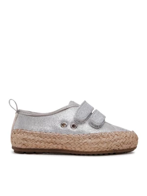 EMU Australia Espadryle Millner Metallic K12506 Srebrny