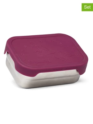 Ergobag 2-częściowy zestaw w kolorze fioletowym - 17 x 6 x 12 cm rozmiar: onesize
