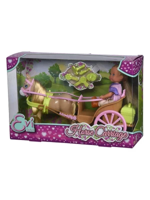 Evi LOVE Lalka "Evi Horse Carriage" z akcesoriami - 3+ rozmiar: onesize