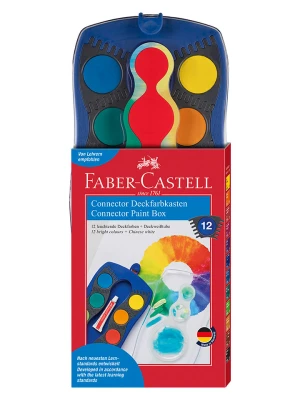 Faber-Castell Farbki (12 szt.) "Connector" w kolorze niebieskim rozmiar: onesize