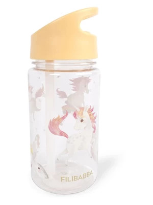 Filibabba Bidon "Unicorn Shores" w kolorze żółtym - 400 ml rozmiar: onesize
