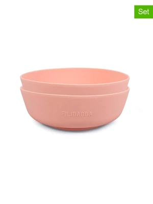 Filibabba Miski (2 szt.) w kolorze jasnoróżowym - Ø 19,5 cm -0+ rozmiar: onesize