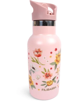 Filibabba Termos "Ocean Blossom" w kolorze jasnoróżowym - 350 ml rozmiar: onesize