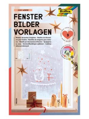 folia PAPER 9-częściowy zestaw kreatywny w kolorze białym rozmiar: onesize