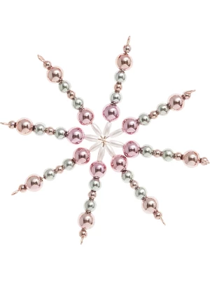 folia PAPER Gwiazdki (5 szt.) w kolorze miętowym, jasnoróżowym i srebrnym rozmiar: onesize