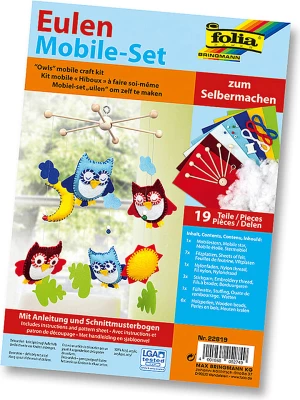 folia PAPER Kolorowy zestaw "Sowy" do rękodzieła rozmiar: onesize