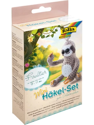 folia PAPER Mini zestaw "Sloth" do szydełkowania - 8+ rozmiar: onesize