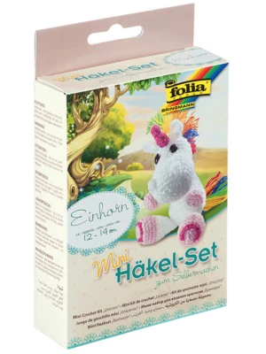 folia PAPER Mini zestaw "Unicorn" do szydełkowania - 8+ rozmiar: onesize