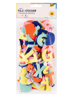 folia PAPER Naklejki filcowe (190 szt.) "Letters" - 5+ rozmiar: onesize