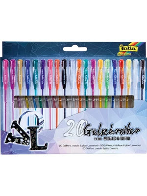 folia PAPER Żelowe pisaki (20 szt.) w różnych kolorach rozmiar: onesize