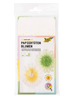 folia PAPER Zestaw "Daisy love" w kolorze kremowo-zielonym do rękodzieła rozmiar: onesize