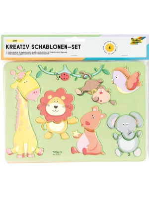 folia PAPER Zestaw kreatywny "Zoo" ze wzorem rozmiar: onesize