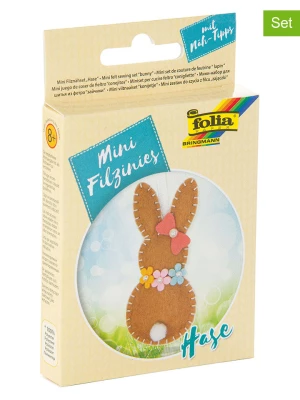 folia PAPER Zestaw "Mini Filzinies - Hare" do szycia - 8+ rozmiar: onesize