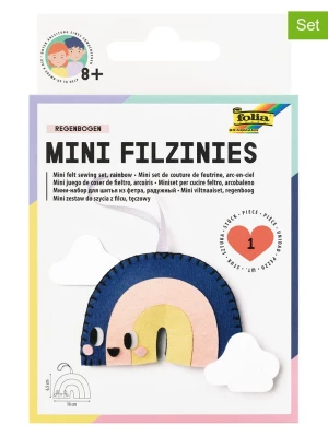 folia PAPER Zestaw "Mini Filzinies - Rainbow" do szycia - 8+ rozmiar: onesize